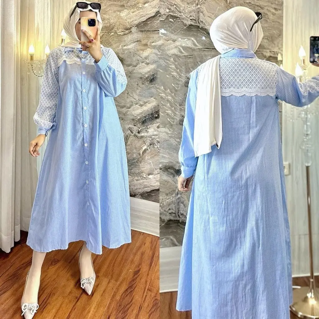 Sheila Midi Gamis Muslim Wanita