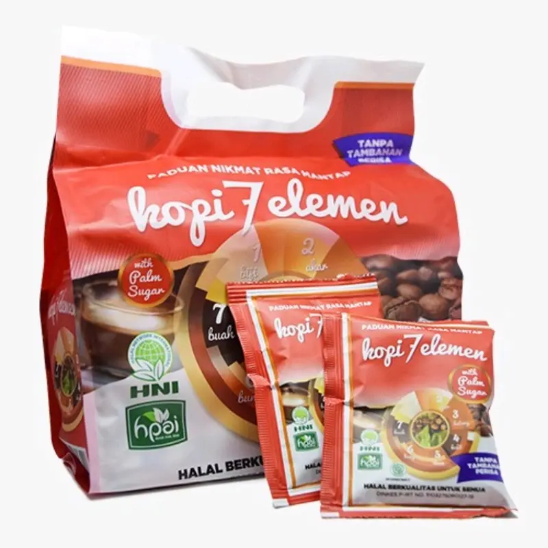 Kopi 7 Elemen HPAI Isi 20 sachet Minuman sehat yg menyerupai kopi tanpa zat perasa. Gula Air kesehatan 1