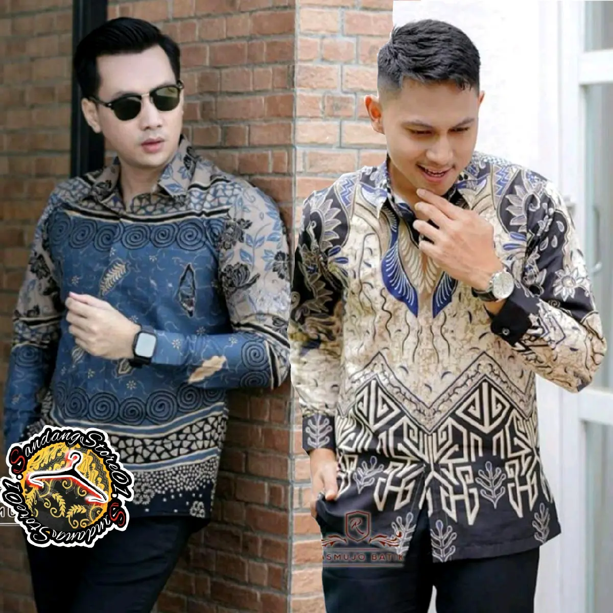 BAJU KEMEJA BATIK PRIA LENGAN PANJANG POLY MOTIF PALING BARU KUALITAS TERBAIK-KEMEJA BATIK FORMAL SERAGAM KERJA Keren Mewah