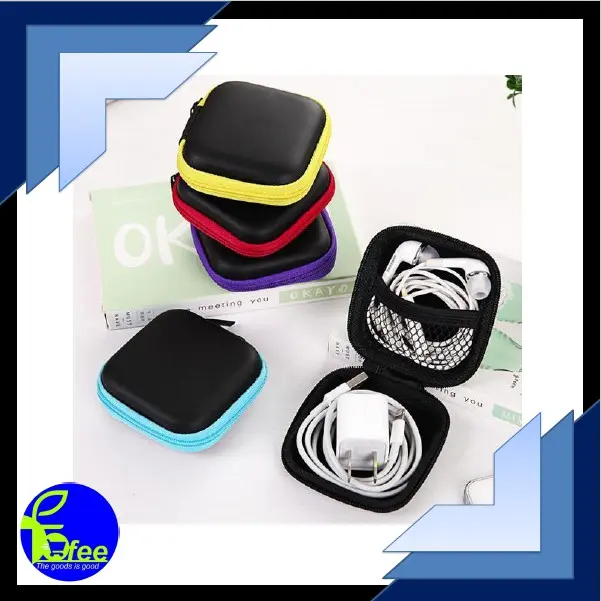 [IMPORT] - Dompet Pouch Penyimpanan Headset / Kunci PP 7x7x3cm Case