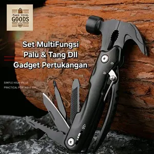 COD Tang Kombinasi Palu Multifungsi Tukang Listrik Camping Survival Premium Alat