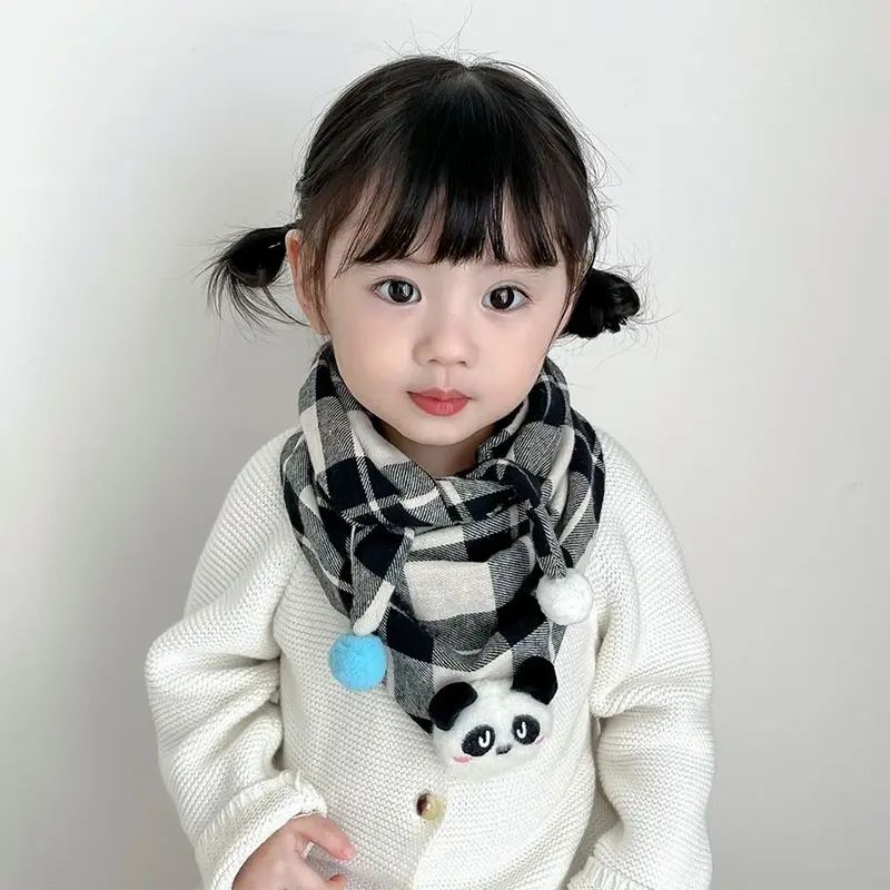 Khăn Quàng quàng cổ mùa đông cho trẻ em, chất liệu bông, thiết kế dễ thương và chống gió, thích hợp cho bé từ 1-10 tuổi, giữ ấm và mềm mại, thích hợp cho bé trai và bé gái, thiết kế ấm áp, khăn quàng cổ 4