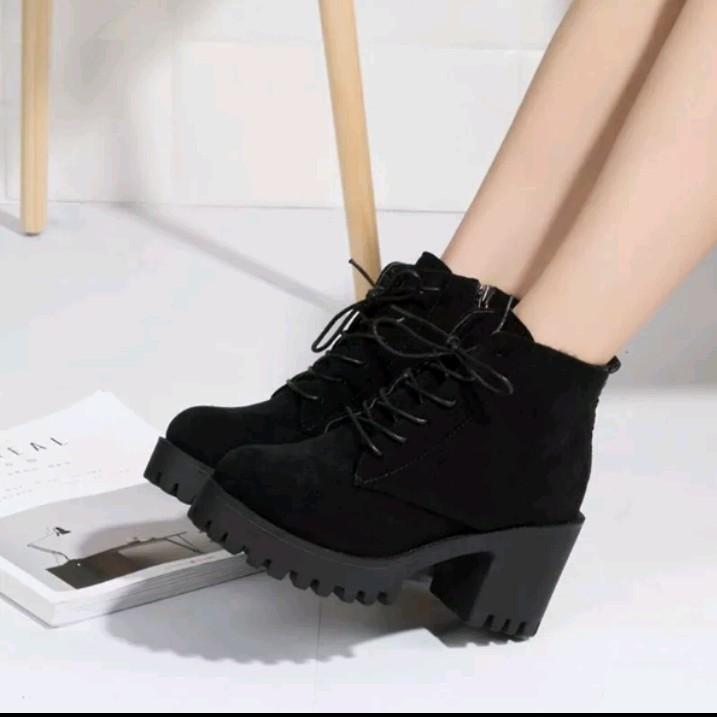 ABILO Sepatu Boots Wanita Koboy run star hike 2