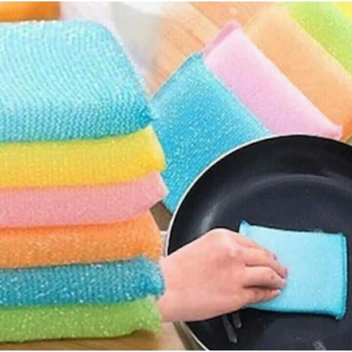 SPON CUCI PIRING Warna Warni / sponge cuci piring murah 5