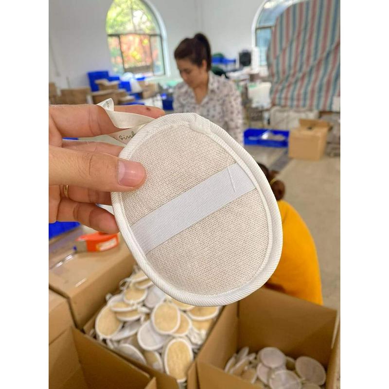Bông tắm xơ mướp Sinh Dược tự nhiên, xơ mướp tẩy tế bào chết mát xa cơ thể - HUNOXA 5