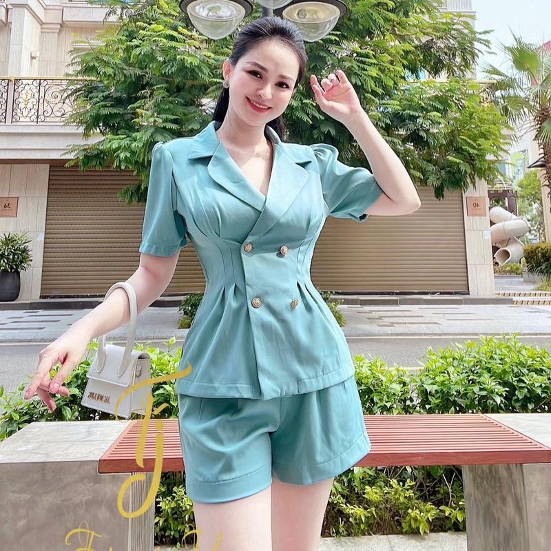 Set váy dự tiệc- set vest quần đùi 8
