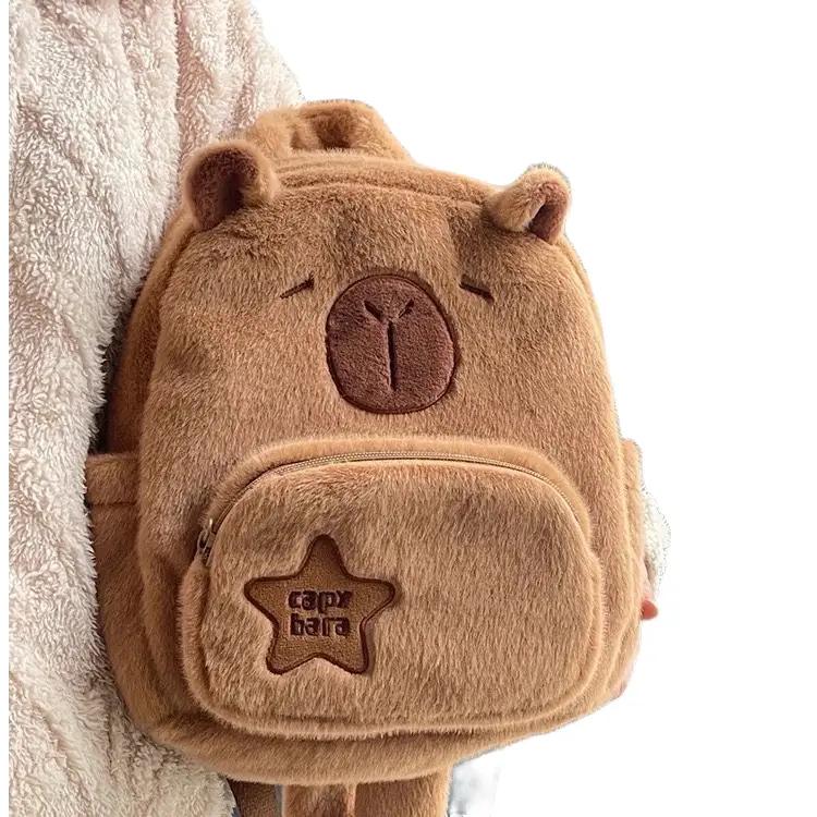 Balo Capybara size 30cm Balo mầm non Balo cho bé Balo thời trang túi xách