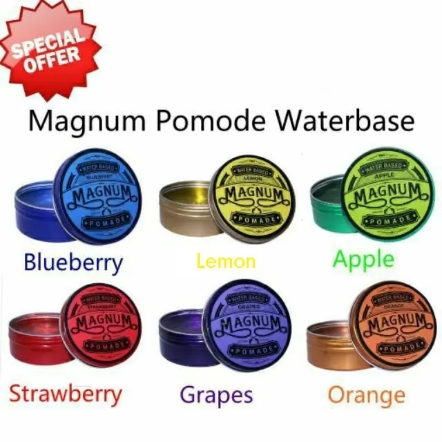 MAGNUM POMADE WATER BASED HAIR WAX MAGNUM STYLING / GEL RAMBUT MINYAK LELAKI