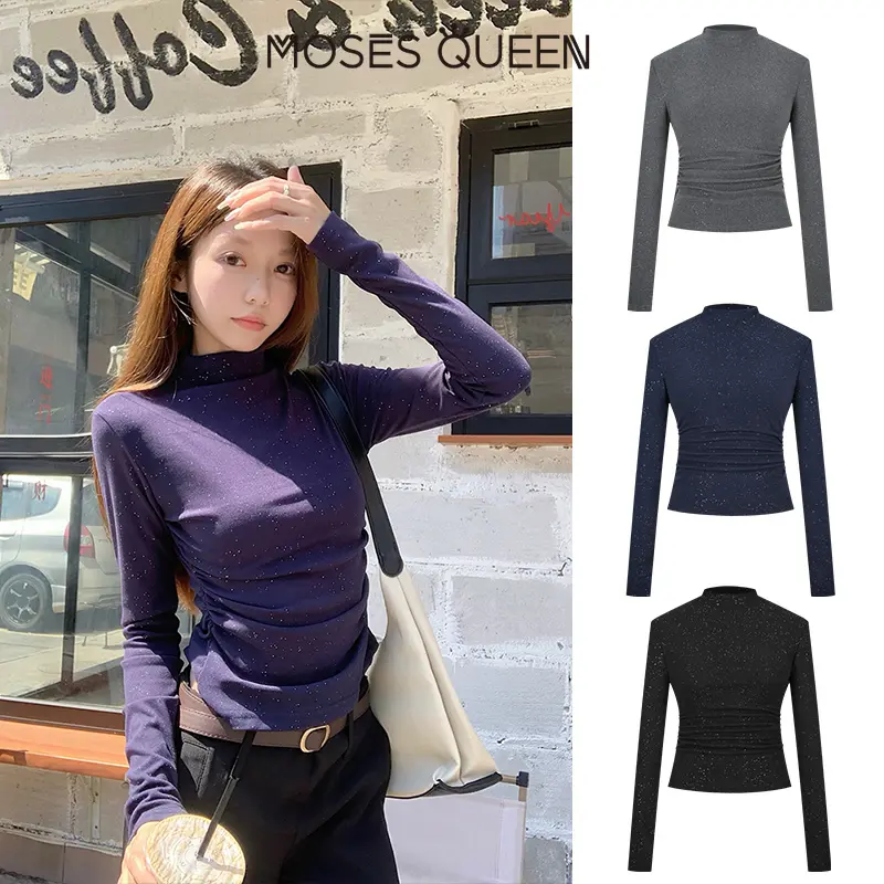Áo Lớp Nền Cổ Bán Cao Cổ, Nữ, Phong Cách Thu Đông, Cao Cấp, Ôm Sát Eo, Áo, Nữ Thần Moses, # 62295 | BigBuy360 - bigbuy360.vn Áo Lớp Nền Cổ Bán Cao Cổ, Nữ, Phong Cách Thu Đông, Cao Cấp, Ôm Sát Eo, Áo, Nữ Thần Moses, # 62295 | BigBuy360 - bigbuy360.vn
