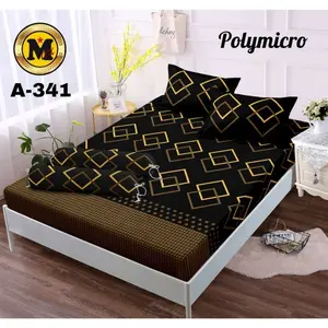 Sprei Aesthetic (Gratis Sarung Bantal & Guling) Seprei BahanBon1taa Motif ZIGZAG BLACK Murah Promo Kualitas Premium Kain Katun Halus Sudut Karet TIDAK LUNTUR Satu Set Ukuran 180x200 160x200 120x200 Motif Terbaru BEST SELLER