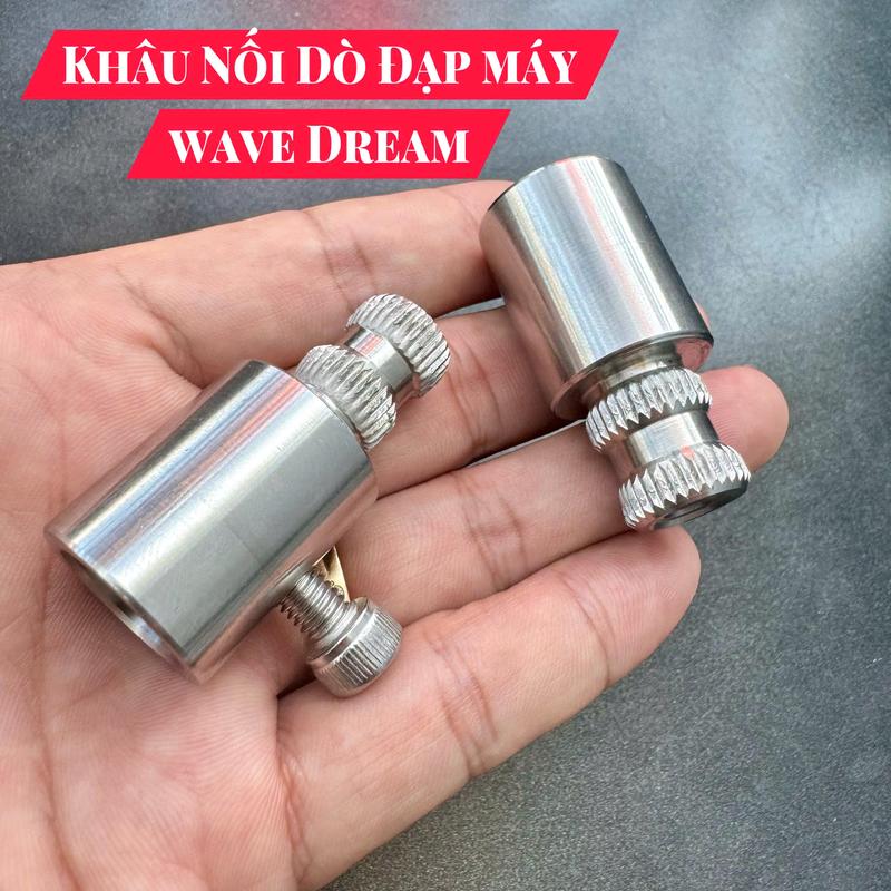 Khâu Nối Dò Đạp Inox 304 Cốt Nhỏ Cốt Lớn Wave Draem Fuled - Phụ Tùng Phụ Kiện