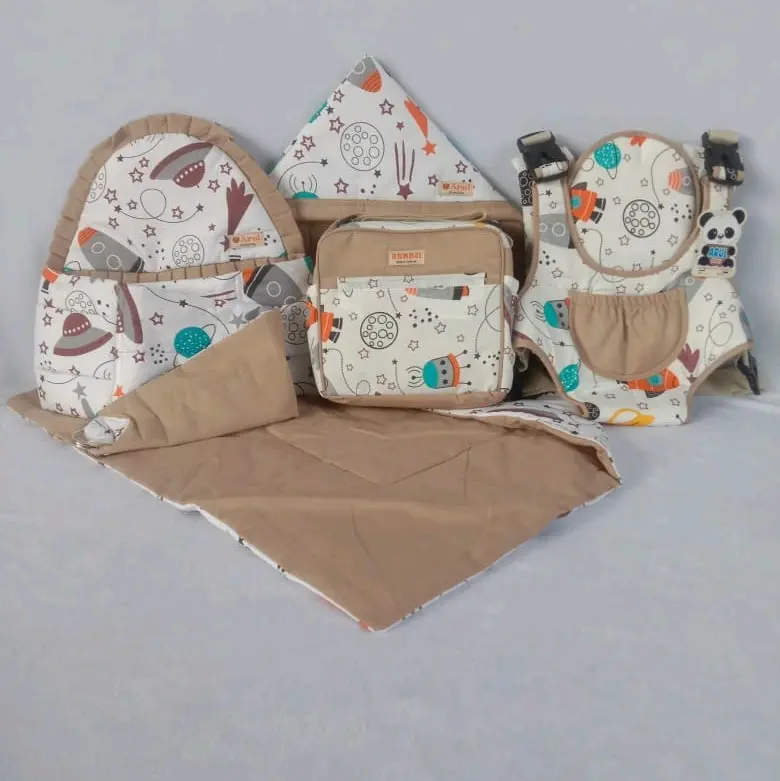 Paketan Hemat 4 in 1 Gendongan Samping Renda, Gendongan Depan, Selimut, Tas Kecil Bayi Balita Cewek Cowok   Perlengkapan Bonceng 3