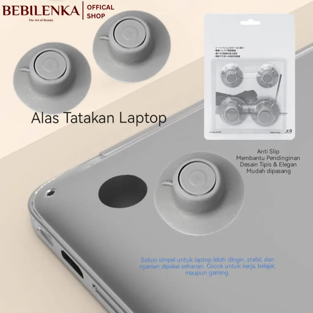 Alas Tatakan Laptop Portabel Anti Panas Anti Slip , Bantalan alas Penyangga Laptop Gadget Tab Anti slip / MC