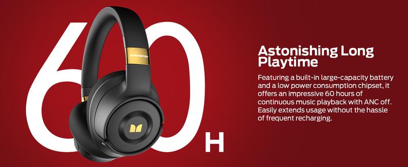 Product Introduction of [Lam] E67 Tai nghe khử tiếng ồn chủ động, Persona SE quái vật, Tai nghe Bluetooth, trên tai, tích hợp Micrô, thời gian chơi 60H, âm thanh nổi HiFi, âm trầm sâu, vừa vặn thoải mái, tai nghe không dây, thích hợp cho gia đình và văn phòng 11
