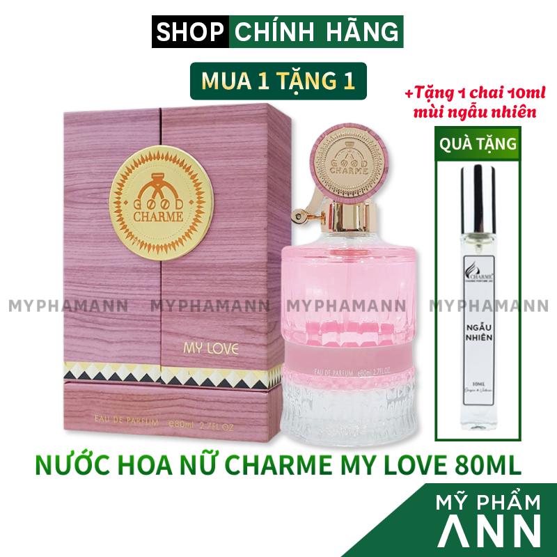 Nước Hoa Good Charme Perfume My Love 80ml Nữ - Tặng 1 Chai Nước Hoa Mini Ngẫu Nhiên 10ml