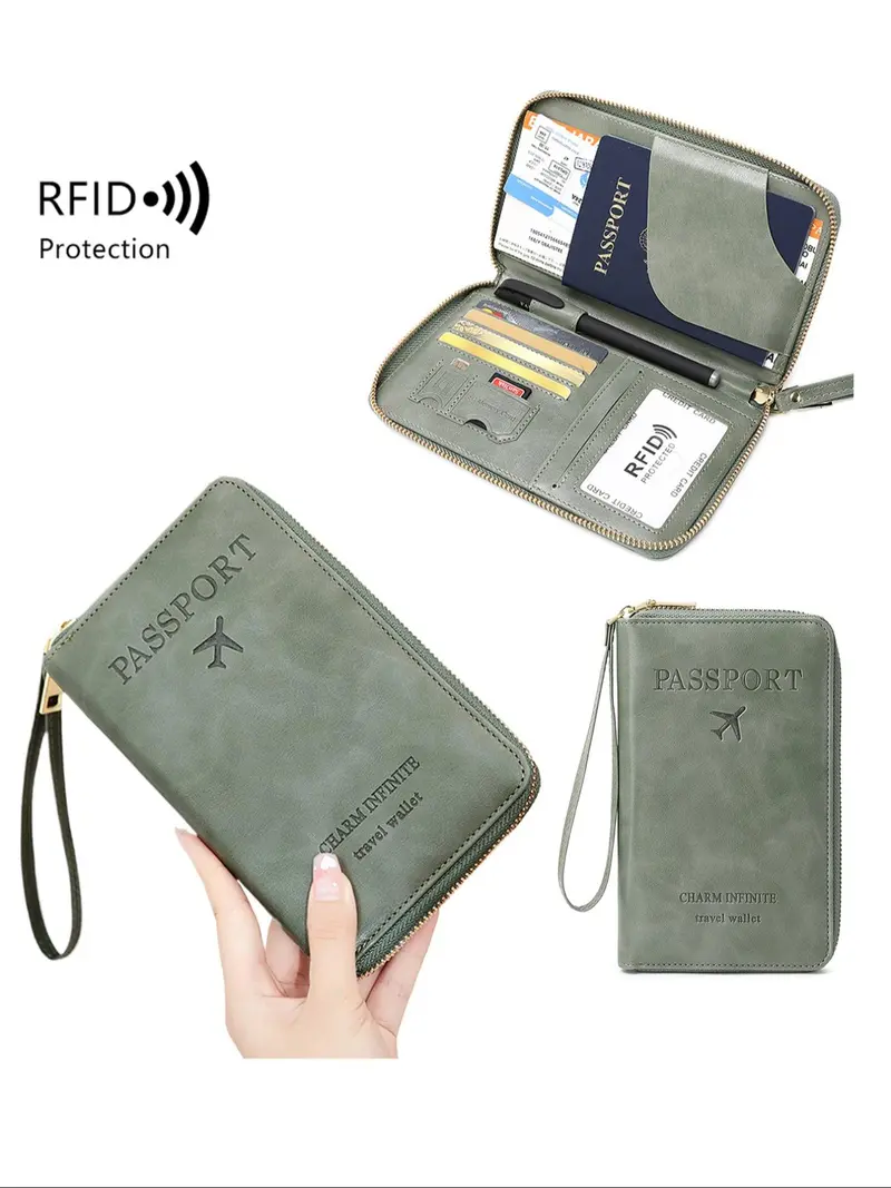 For Travel With Zipper Jual [DFT] Dompet Paspor Dengan RFID Blocking /  Cover Card Holder Travel Wallet Rfid Blocking I.810596693 Passport Holder