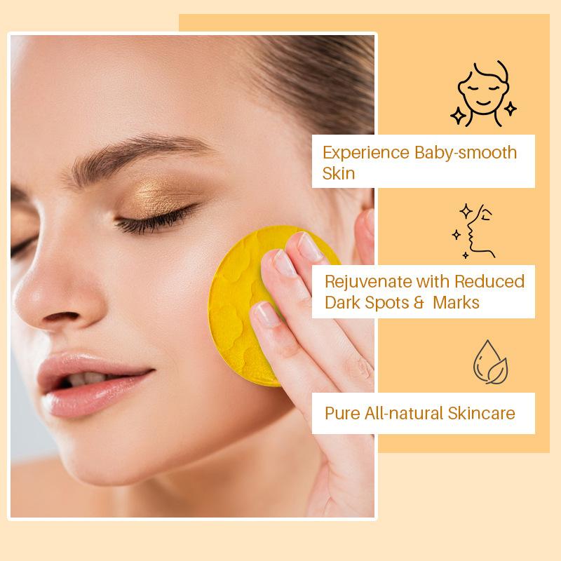 Product Introduction of Turmeric Cleansing Pads Turmeric Cleansing Pad Exfoliating Cleansing Facial Care Skincare Comfort 20