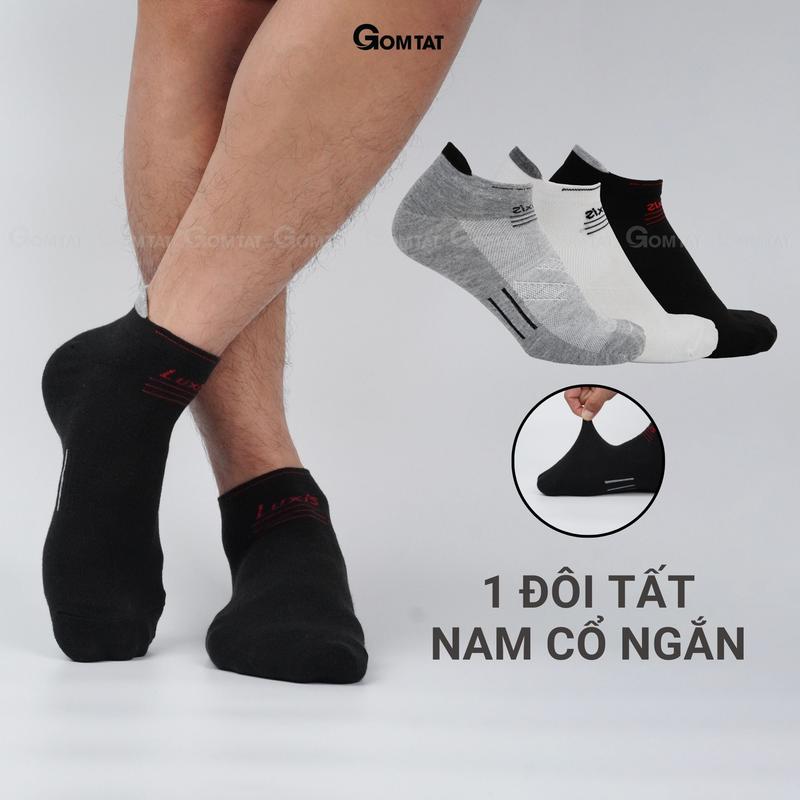  Tất Cổ Ngắn nam cao cấp vớ nam Cổ Ngắn phủ nano bạc khử mùi kháng khuẩn tất thể thao cổ thấp vớ cổ thấp nam Menswear - Luxis S016 