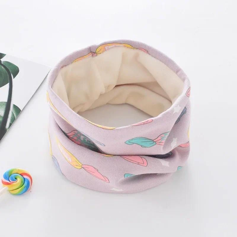 Product Introduction of Kids Winter Scarf Thickened Neckerchief For Boys Girls Neck Warmer Cute Baby Cartoon Scarf Soft Neck Collar Children's Scarves 12