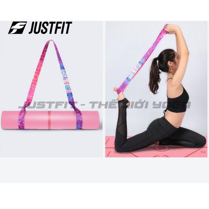 Dây buộc thảm yoga JUSTFIT cao cấp, dùng làm dây tập yoga