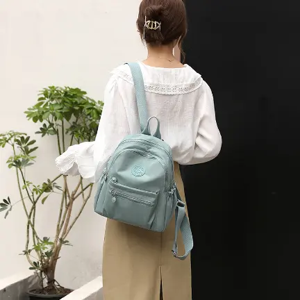 BISA COD T5869 Tas Ransel Wanita Backpack / Tas Kerja Simple 1