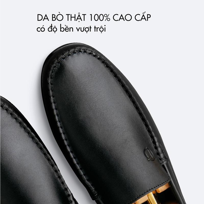 Giày da nam cao cấp TÂM ANH thời trang da bò thật GNTA54.3-D 2