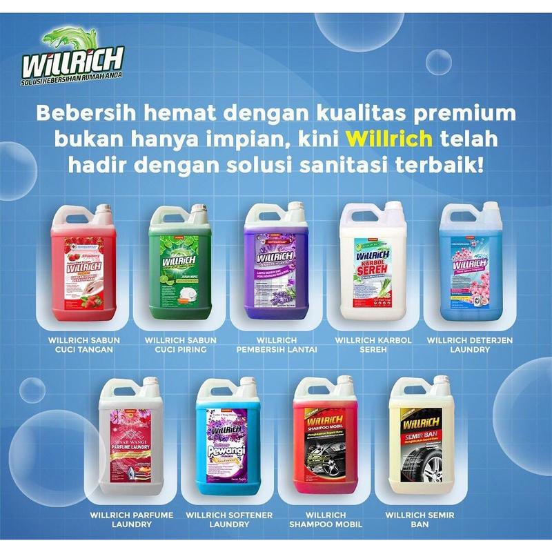 Karbol Sereh Willrich 1 Liter Pembersih Lantai Premium 4