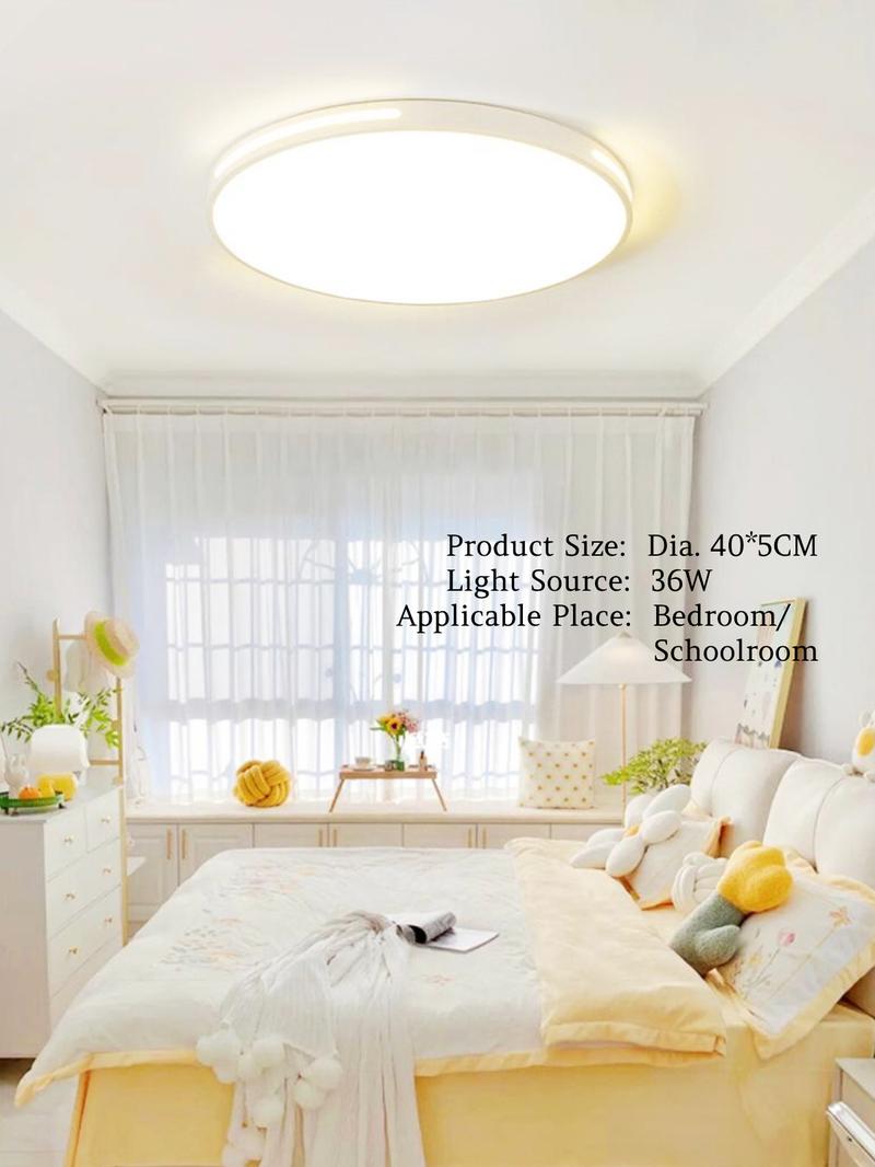 Product Introduction of Bedroom Full spectrum eye protection round LED ceiling light-Dia.40cm-36W 12