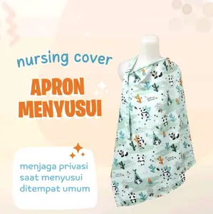 APRON PENUTUP SAAT BUNDA MENYUSUI BAYI (a001)