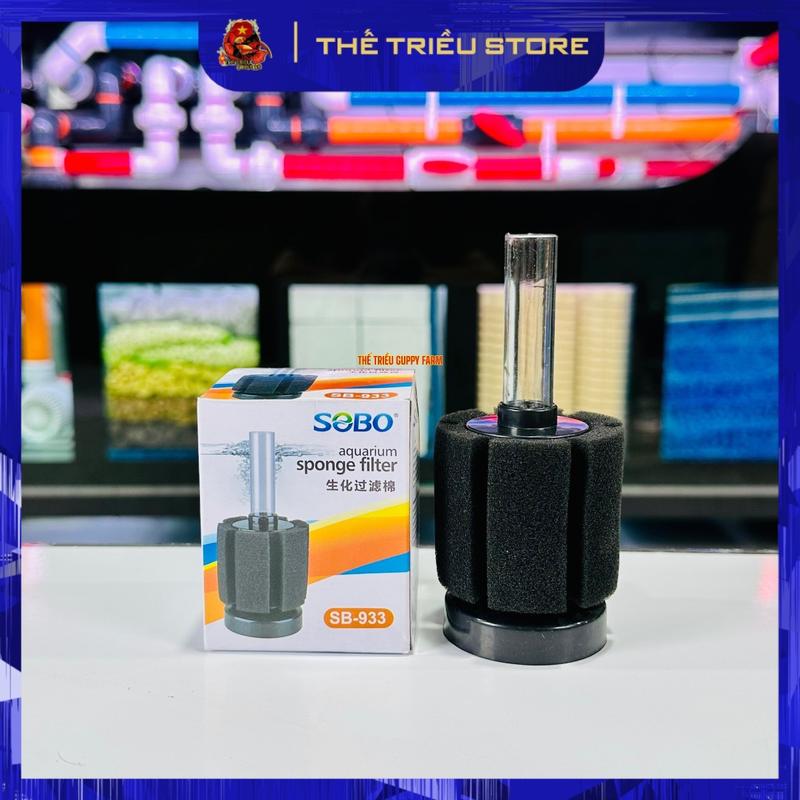 Lọc sủi bio vi sinh mini SOBO SB-933. Dùng cho hồ cá nhỏ (Chưa bao gồm máy sủi oxy, khách cần mua thêm để có thể lắp đặt và sử dụng)