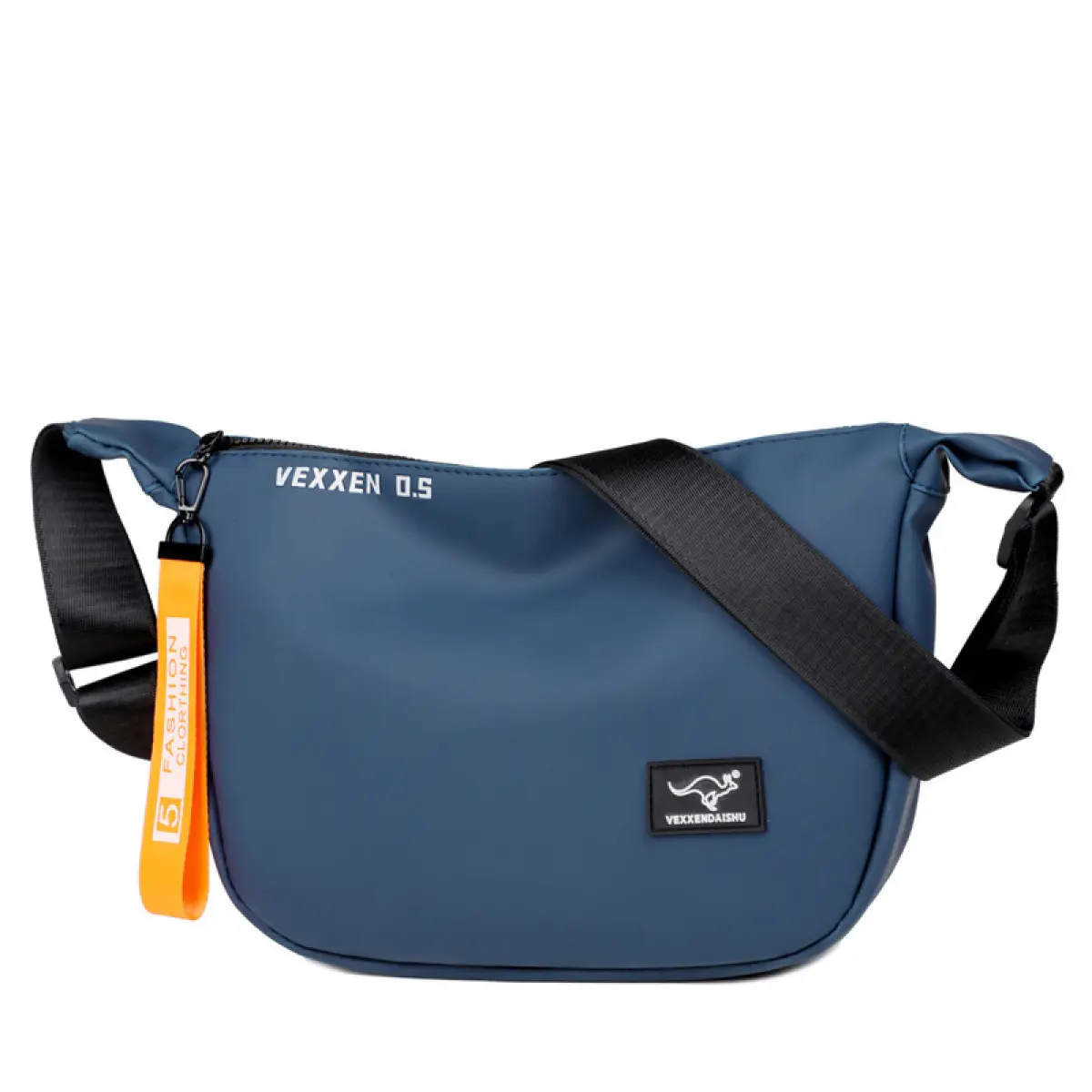 2025 New Fashion Trendy Youth Derm Men's Bag Shoulder Bag Casual Messenger Bag Men's Large Capacity Dumpling Bag