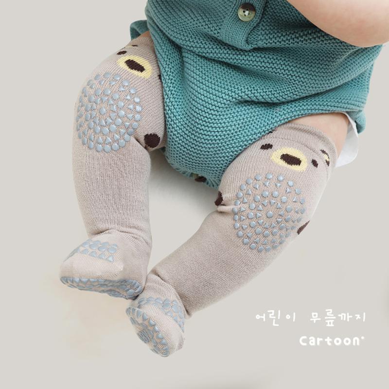 Tất Cao Đến Đầu Gối Cho Em Bé, Thoáng Khí, Có Dụng Cụ Kẹp Chống Trượt, Tất Dài, Thích Hợp Cho Trẻ Sơ Sinh Tập Bò, Cho Trẻ Mới Biết Đi Kem 2