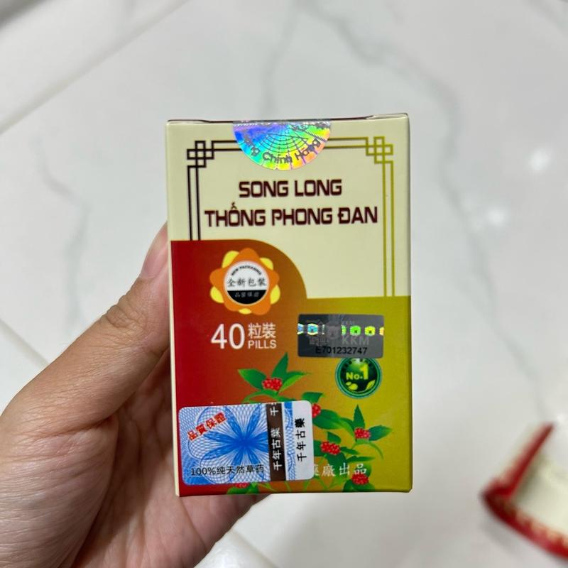 [ Hàng 3 tem] Song long thống phong đan - Viên uống hỗ trợ xương khớp- hộp 40 viên daukhop 1