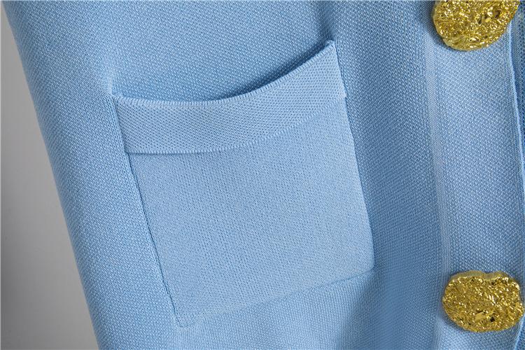 Product Introduction of New summer women's wear in 2025: a fashionable set consisting of a knitted vest with golden buttons and a midi skirt, and a homewear package. Clothes Womenswear 10