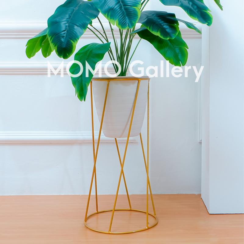 Standing Pot Besi Single Miring jumbo tinggi 60 cm Bunga Standing ...