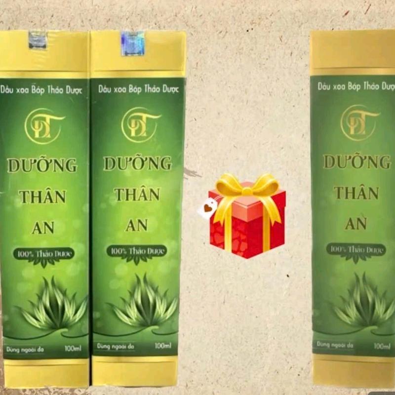 Dầu xoa bóp dưỡng thân an 100ml (2 chai tặng 1 chai) dầu massage 1