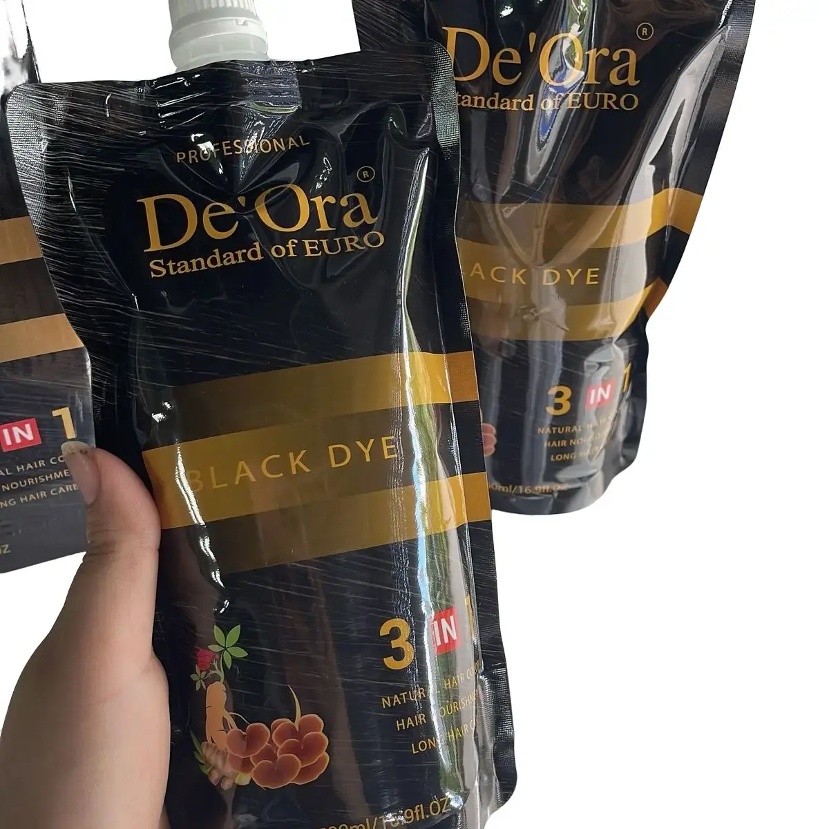 Nhuộm phủ bạc đen,nâu Deora không dính da đầu hương cafe Nhuộm Tóc