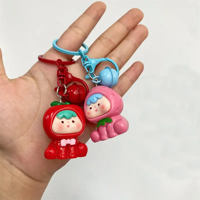 Hình Trái Cây Móc Khóa Thiết Kế Hoạ Móc Khoá t Hình Cho Bé Gái Học Sinh Túi Phụ Kiện Đồ Trang Trí Tuyệt Vời Như Quà Tặng Women 2