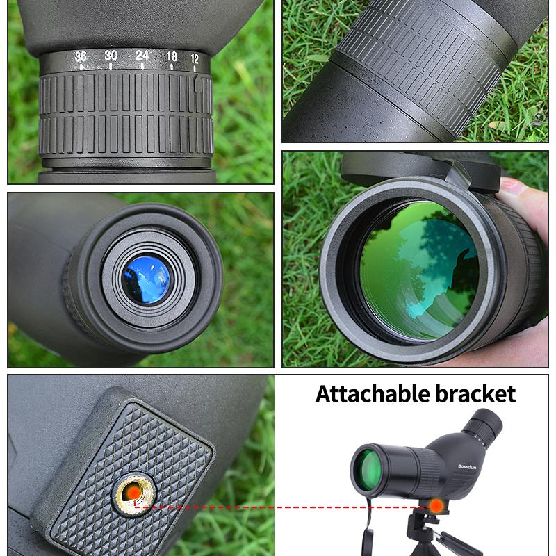 12-36X50 Spotting Scope HD Zoom Monocular Powerful Telescope Bak4 Prism Waterproof Anti-Fog for Outdoor Camping Bird Watching - Image 5