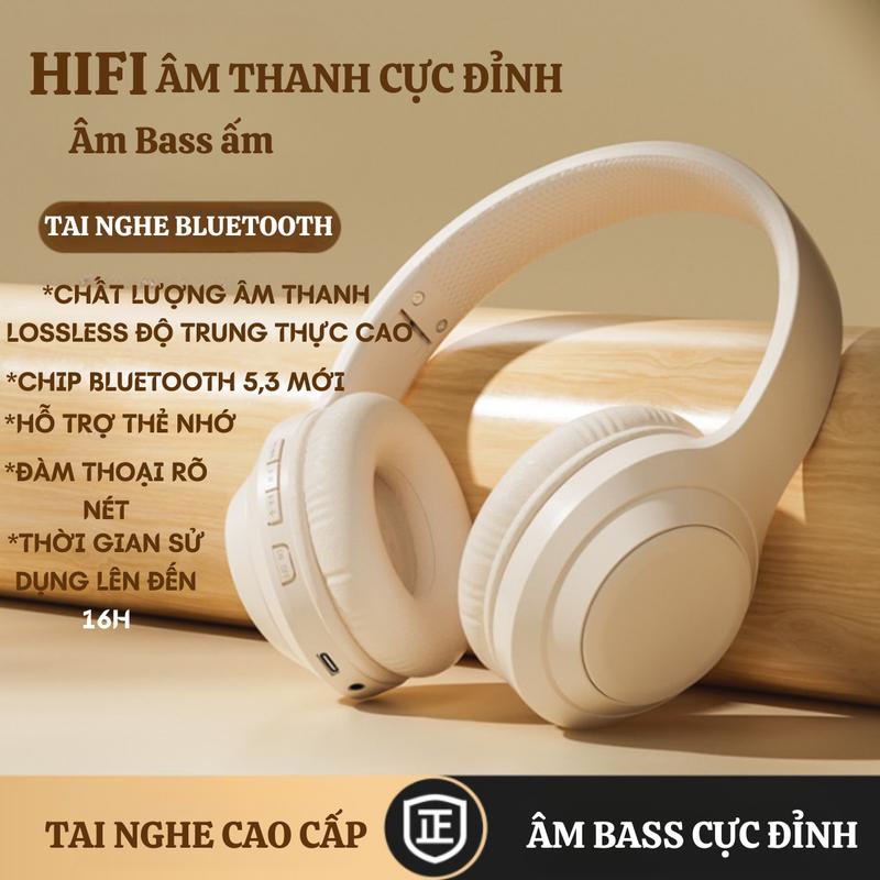 Tai Nghe Chụp Tai Headphone Bluetooth Không Dây M9 Tai Nghe Chụp Gaming Sạc Nhanh Chống Ồn Gấp Gọn Nghe Nhạc Siêu  Hay
