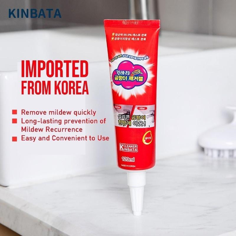 Product Introduction of Pocketbee Korea Kinbata Mold Remover Gel - Mildew Cleaner Mould Stain Removal Toilet Wall Home Cleaning Household 6