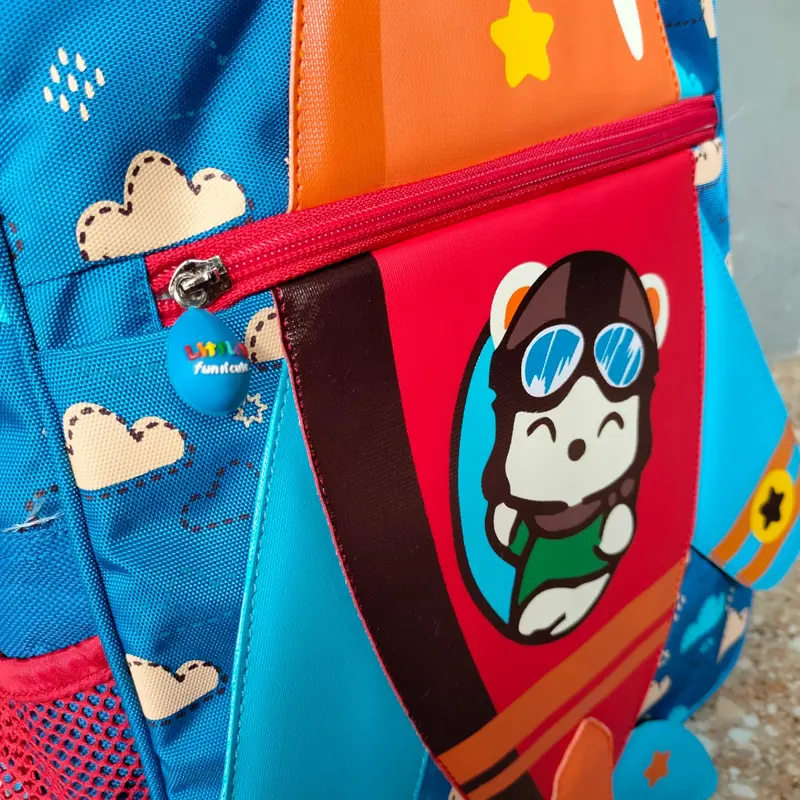 Tas Ransel Sekolah Anak Little V Original Shyro the Pilot by Oxigen 3