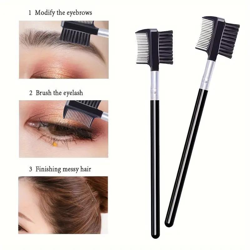 Eye Care Makeup Tool Kit (16pcs/set), Including Eyelash Curler & Eyelash Brush & Eyebrow Trimmer & Eyebrow Brush & Eyelash Comb & Lash Tweezers for Women, Cosmetics 3