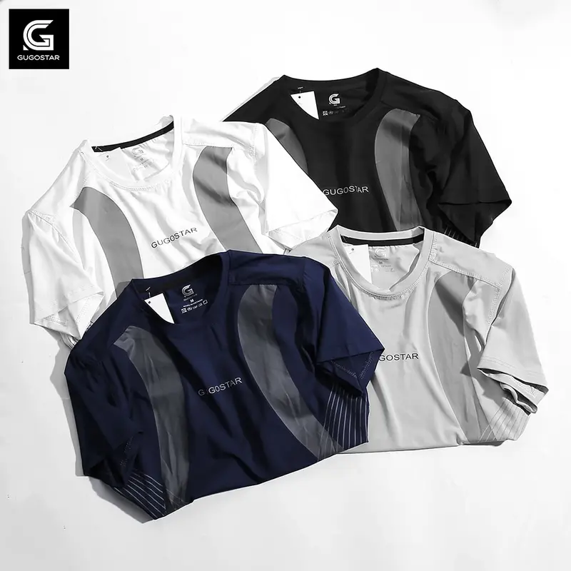 Áo Thun Nam WAVEZ G01 GUGOSTAR, Thun Thể Thao Polyester, Co Giãn 4 Chiều 1