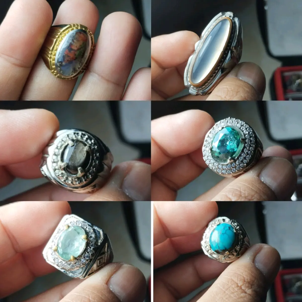 Paket akik dan permata