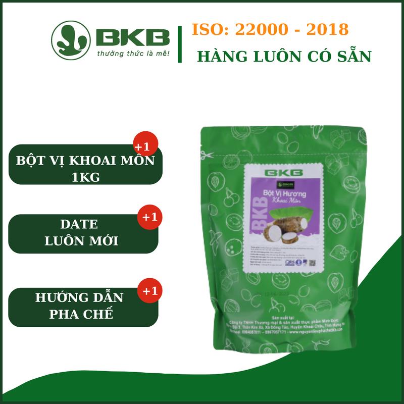 Bột vị BKB dùng pha chế trà sữa, sinh tố, sữa tươi, làm bánh, pudding giá cost thấp, màu đẹp nhiều vị dạng khô gói 1kg