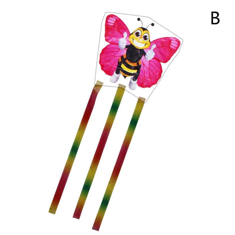 Product Introduction of Kite With Fishing Rod Dynamic Cartoon Butterfly Handheld Fishing Rod Kite With Handle Children Flying Kite Toy 19