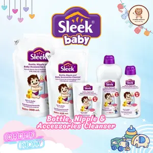 Sleek Baby Bootle Nipple And Accessories Cleanser Pembersih Botol Bayi Pencuci Botol/Dot/Perlengkapan Bayi