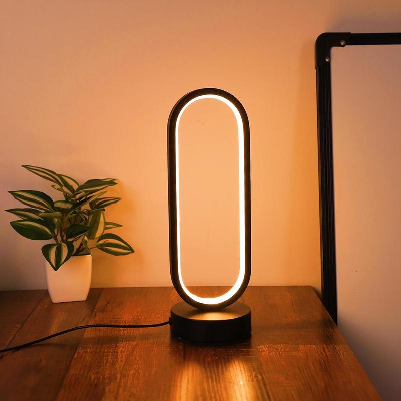 USB Powered LED Desk Lamp, 3-color Dimming Ambient Desk Light, Eye Protector LED Desk Lamp for Home Office Bedroom Study Room 7