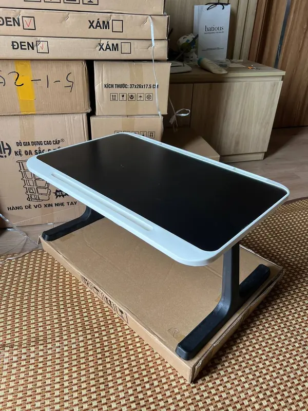 Bàn Học Gấp Gọn Ngồi Bệt Havaco Làm Việc Thông Minh Để LapTop chân bàn chữ T chắc chắn 0
